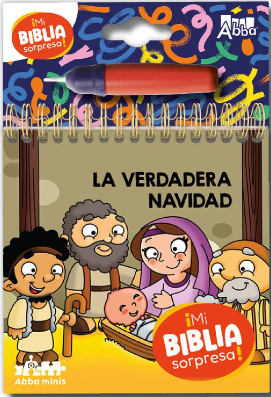 La Verdadera Navidad- Pinta con Agua (Mi Biblia Sorpresa)