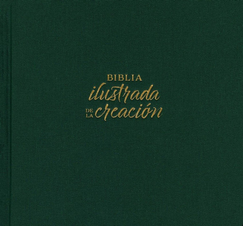 Cargue la imagen en el visor de la galería, Biblia ilustrada de la creación RVR 1960, tela turquesa
