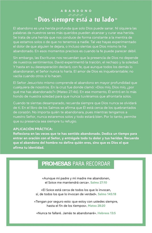 Biblia de promesas edición para hombres jóvenes NTV, tapa dura