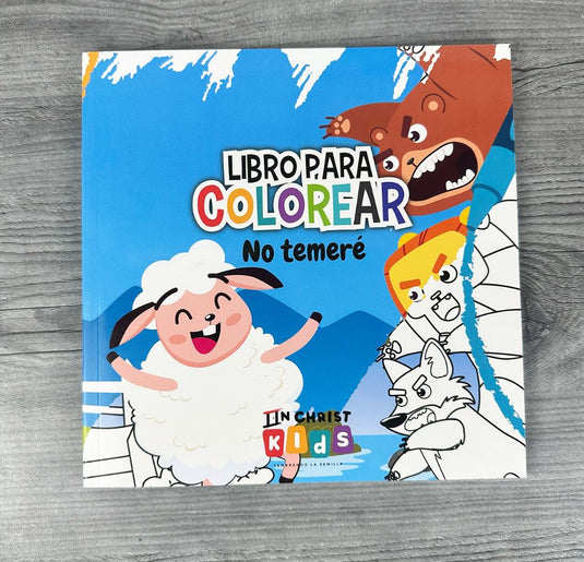 No temeré, la Ovejita Joy: Libro para Colorear