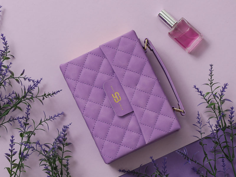 Cargue la imagen en el visor de la galería, Biblia cartera RV1960 con broche magnético, imitación piel lila
