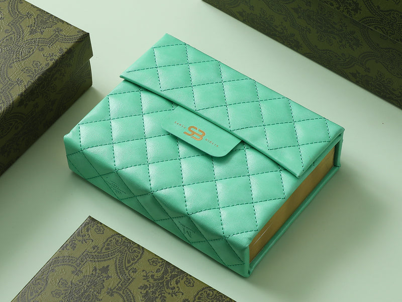 Cargue la imagen en el visor de la galería, Biblia cartera RV1960 con broche magnético, imitación piel verde menta
