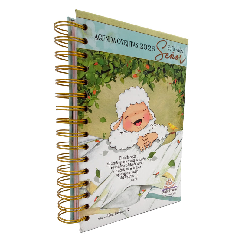 Cargue la imagen en el visor de la galería, Agenda Ovejitas 2026 color turquesa
