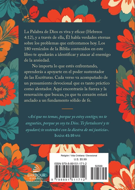 Cargue la imagen en el visor de la galería, 180 versículos de la Biblia para vencer la ansiedad: Devocionales para mujeres

