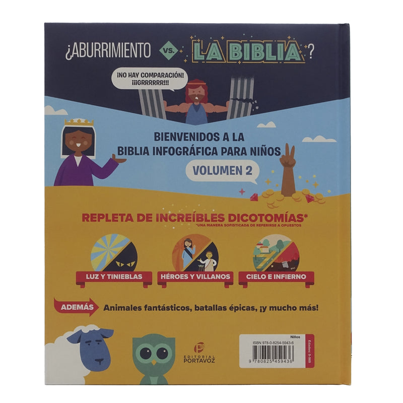 Cargue la imagen en el visor de la galería, Biblia infográfica para Niños, volumen 2
