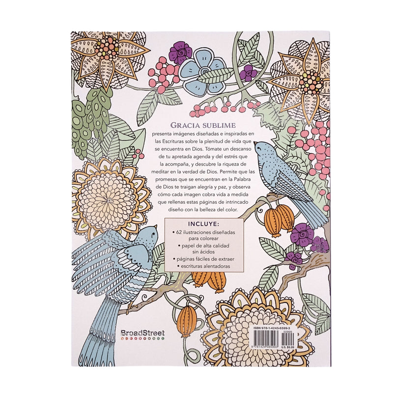 Cargue la imagen en el visor de la galería, Gracia Sublime: Libro para colorear
