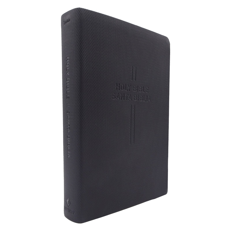 Cargue la imagen en el visor de la galería, Bilingual Bible / Biblia bilingüe NLT/NTV, imitación piel negro
