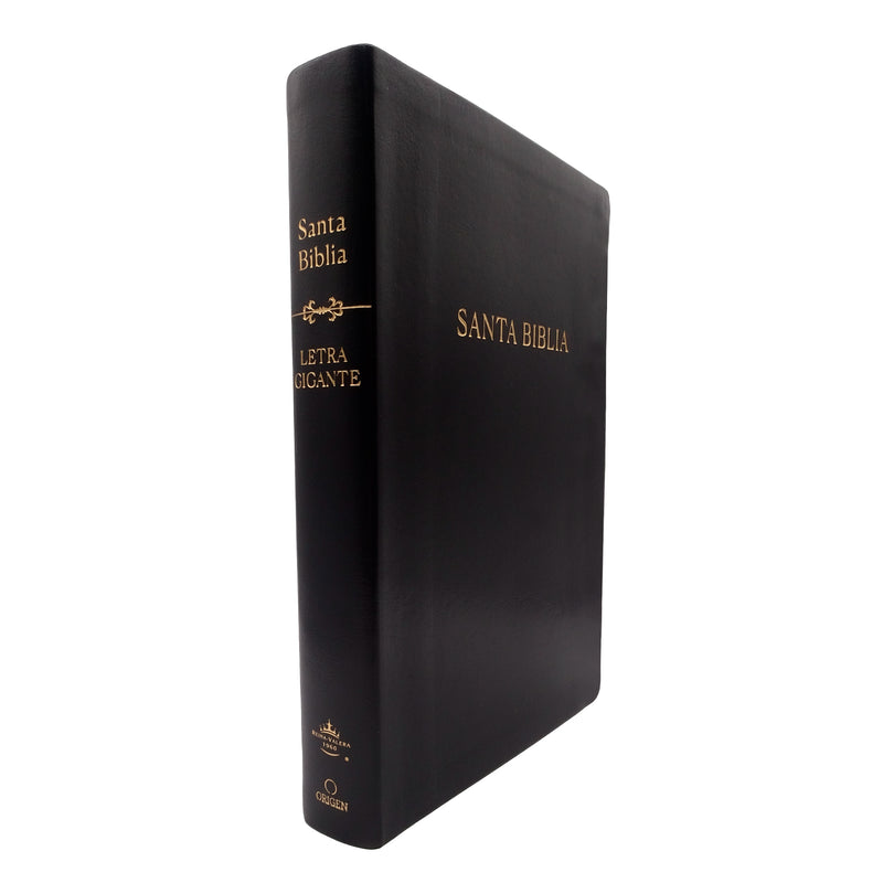 Cargue la imagen en el visor de la galería, Biblia ultrafina RVR 1960, Letra Súper Gigante, símil piel negra
