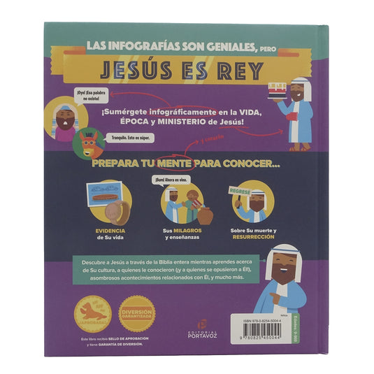 Biblia infográfica para niños- Guía épica a Jesús