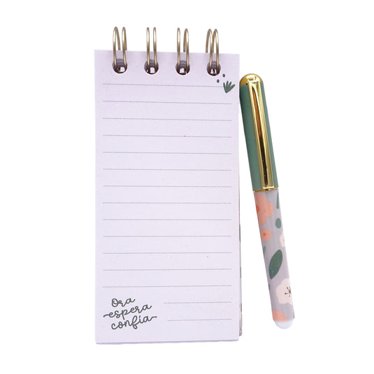 Set de libreta con lapicero| Ora, Espera, Confía