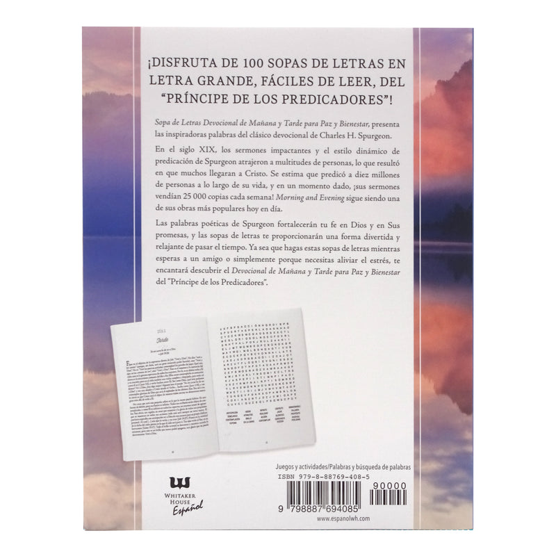Cargue la imagen en el visor de la galería, Sopas de letras Devocional de Mañana y Tarde para Paz y Bienestar: Letra grande
