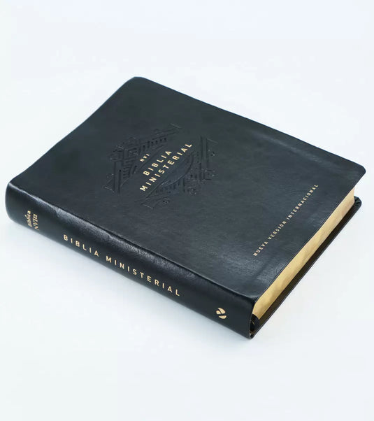 Biblia Ministerial NVI, imitación piel negra
