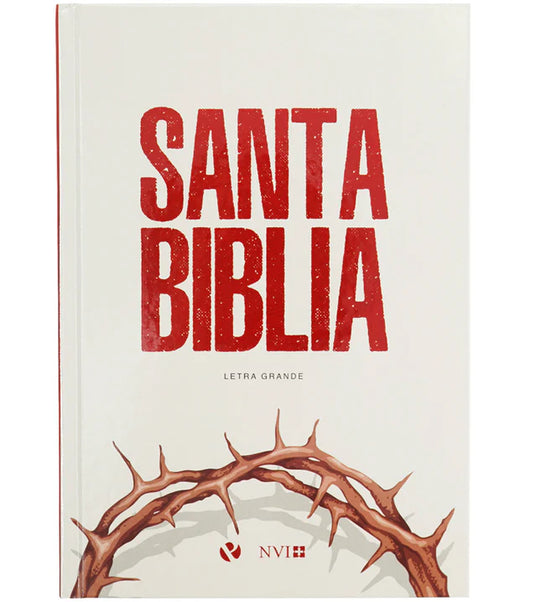 Santa Biblia NVI, Letra Grande, Tapa dura Corona Espina