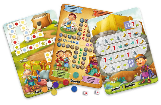 Multijuego Bíblico Bilingüe (Incluye 6 Juegos)