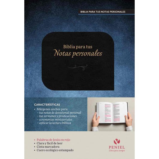 Cargue la imagen en el visor de la galería, Biblia Para Tus Notas Personales - Negro
