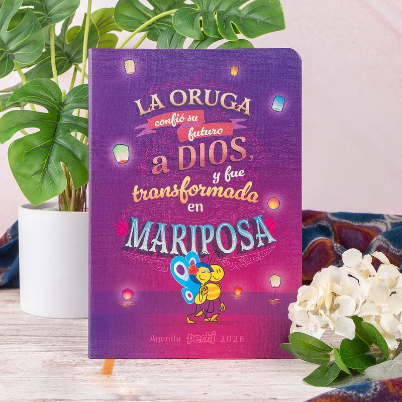 Cargue la imagen en el visor de la galería, Agenda Pechi flexi Mariposa
