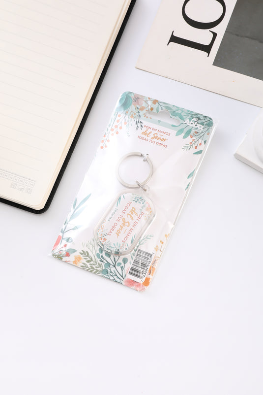 Llavero Acrílico: Pon en manos del Señor