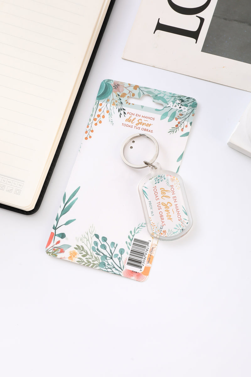 Cargue la imagen en el visor de la galería, Llavero Acrílico: Pon en manos del Señor
