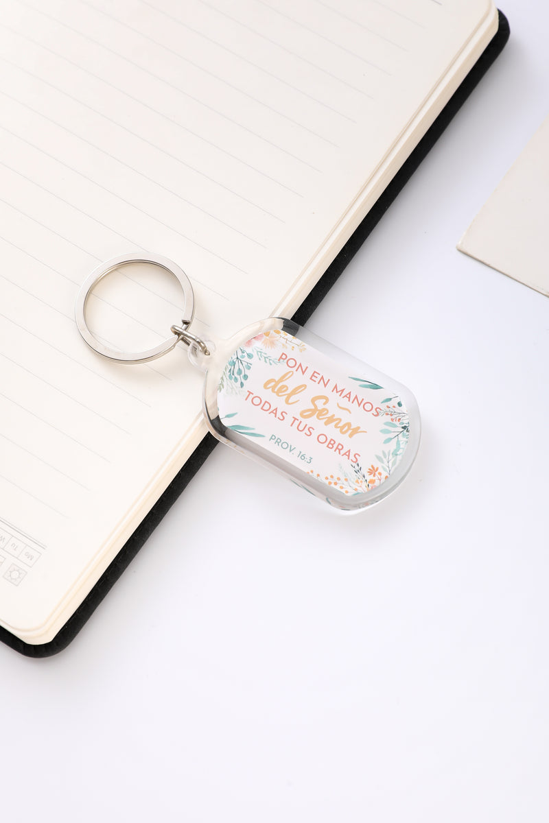 Cargue la imagen en el visor de la galería, Llavero Acrílico: Pon en manos del Señor
