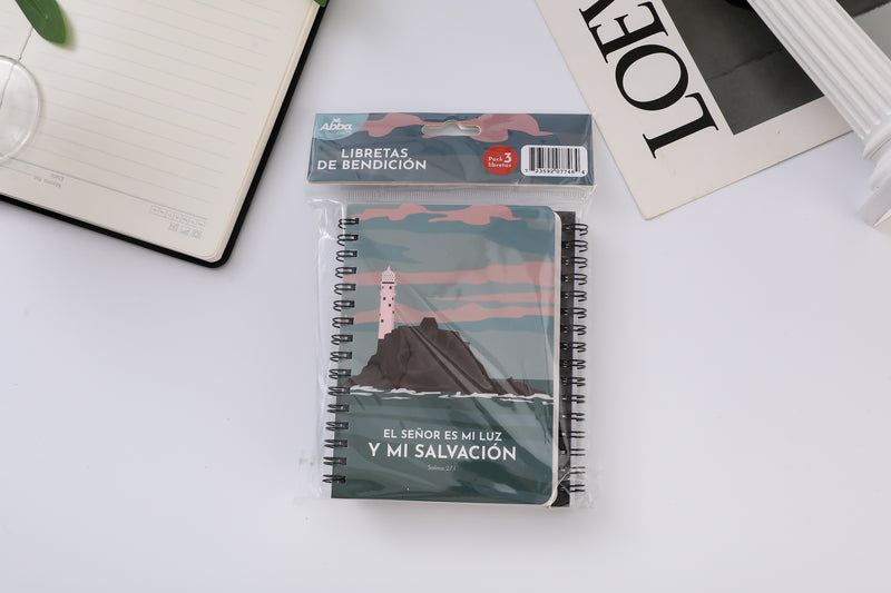 Cargue la imagen en el visor de la galería, Set de 3 libretas "Paisajes Vintage"
