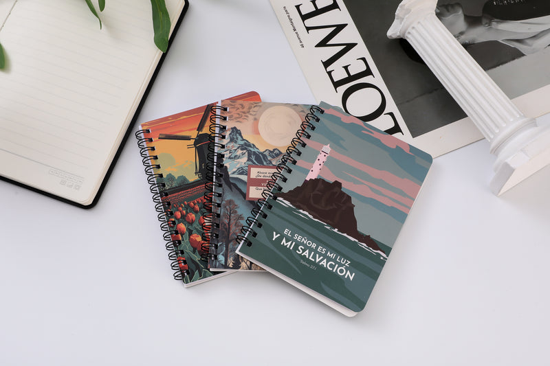 Cargue la imagen en el visor de la galería, Set de 3 libretas "Paisajes Vintage"
