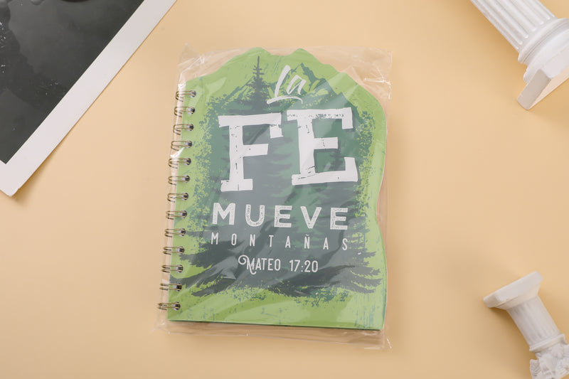 Cargue la imagen en el visor de la galería, Libreta de resortes– La fe mueve montañas

