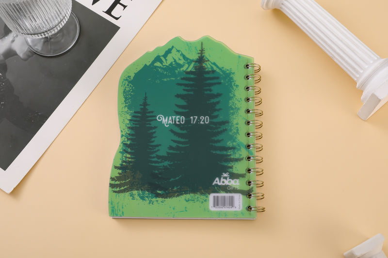 Cargue la imagen en el visor de la galería, Libreta de resortes– La fe mueve montañas
