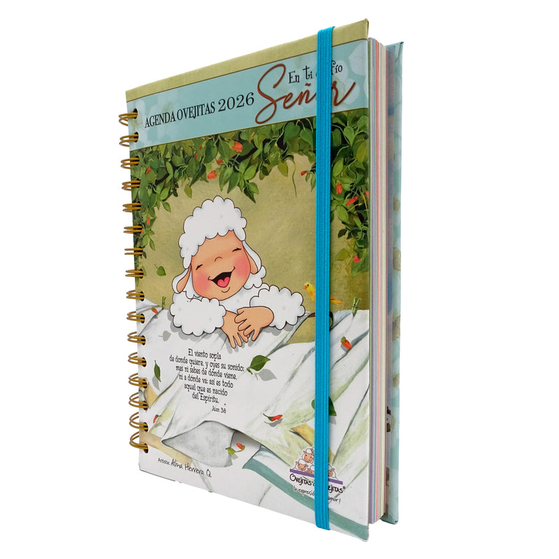 Cargue la imagen en el visor de la galería, Agenda Ovejitas 2026 color turquesa
