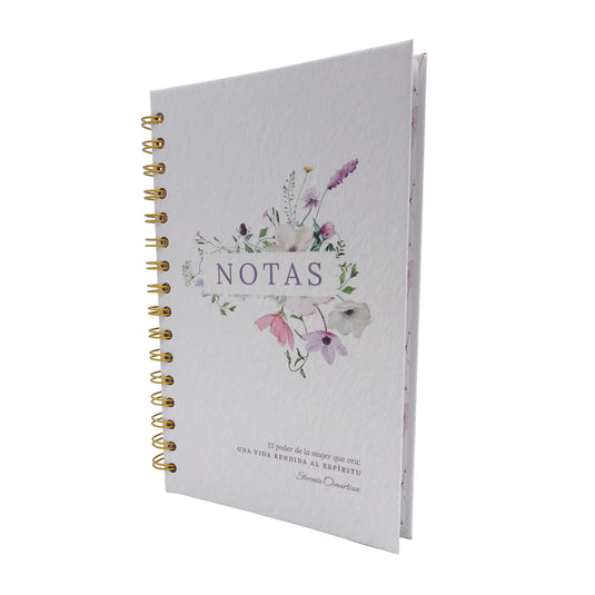 Libreta El poder de la mujer que ora: Una vida rendida al Espíritu