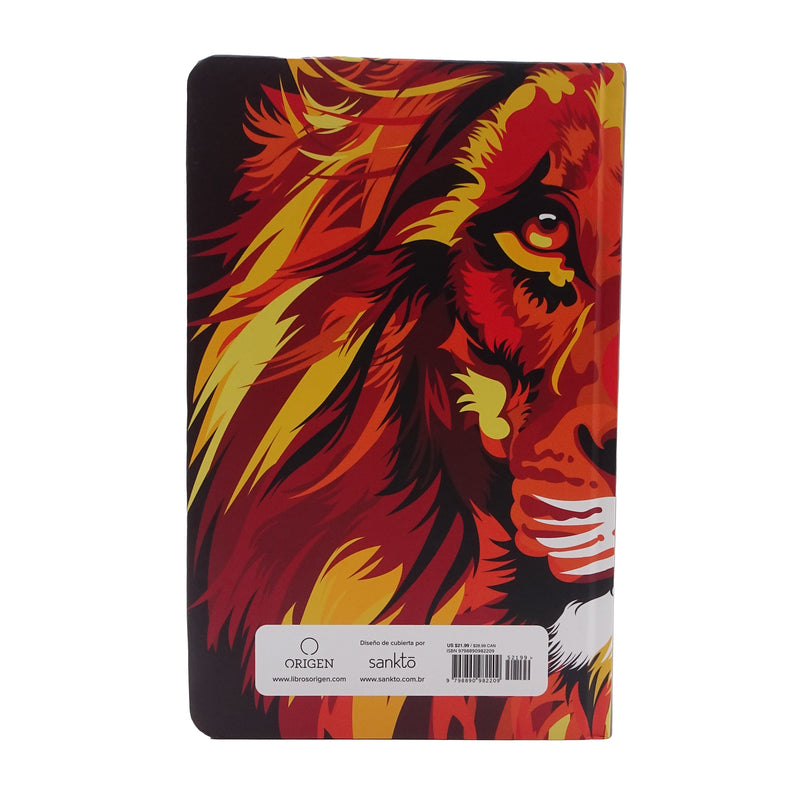 Cargue la imagen en el visor de la galería, Biblia León de Judá RVR 1960, Letra Grande, Tamaño Manual, Tapa dura marrón
