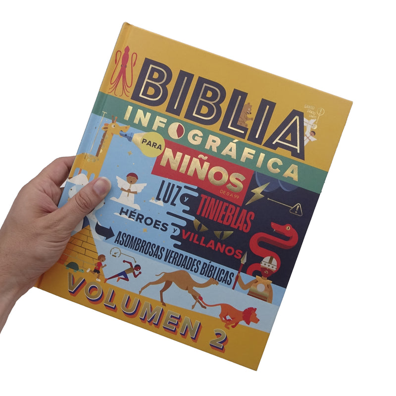 Cargue la imagen en el visor de la galería, Biblia infográfica para Niños, volumen 2
