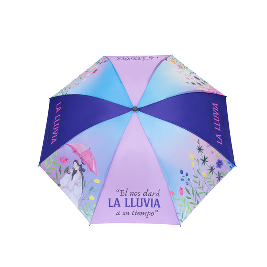 Sombrilla Él nos dará la lluvia a su tiempo