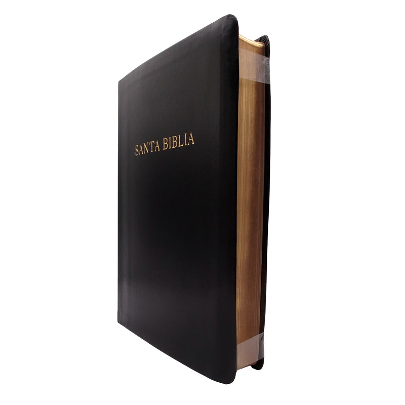 Cargue la imagen en el visor de la galería, Biblia ultrafina RVR 1960, Letra Súper Gigante, símil piel negra
