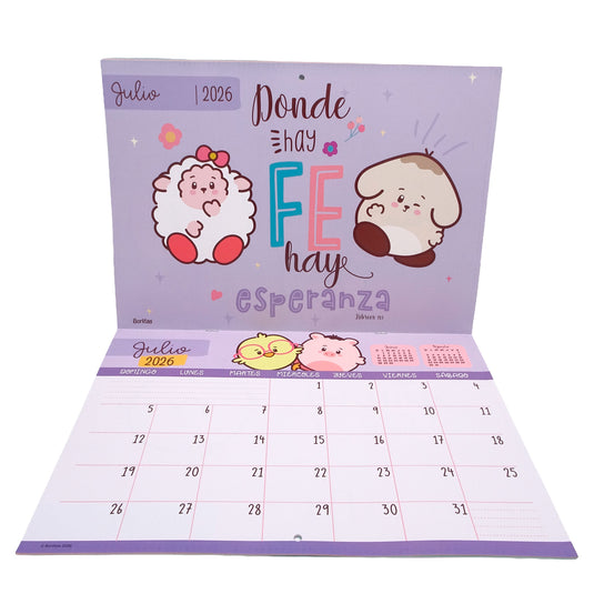 Calendario Borlitas 2026