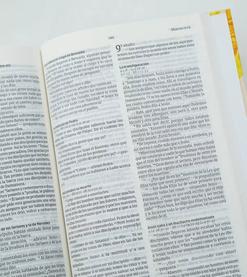 Cargue la imagen en el visor de la galería, Biblia NVI, Tapa dura flores amarillas
