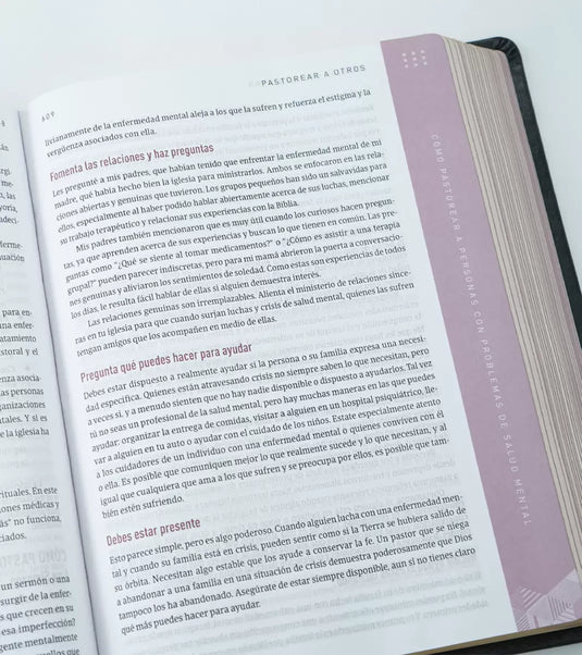 Biblia Ministerial NVI, imitación piel negra
