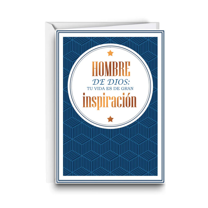 Cargue la imagen en el visor de la galería, Tarjeta de regalo Hombre De Dios: Tu Vida Es De Gran Inspiración
