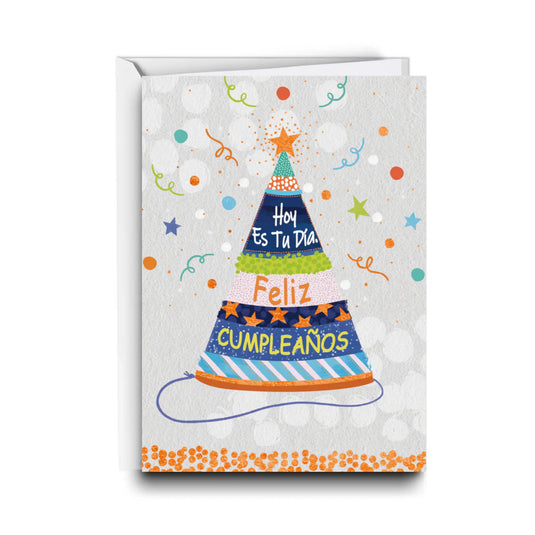 Tarjeta de regalo Hoy Es Tu Día. Feliz Cumpleaños