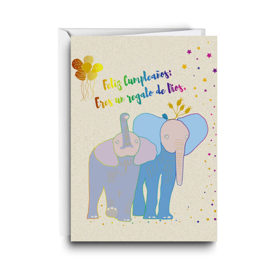 Tarjeta de regalo Feliz Cumpleaños: Eres Un Regalo De Dios