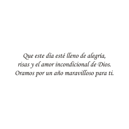 Tarjeta de regalo Feliz Cumpleaños: Eres Un Regalo De Dios