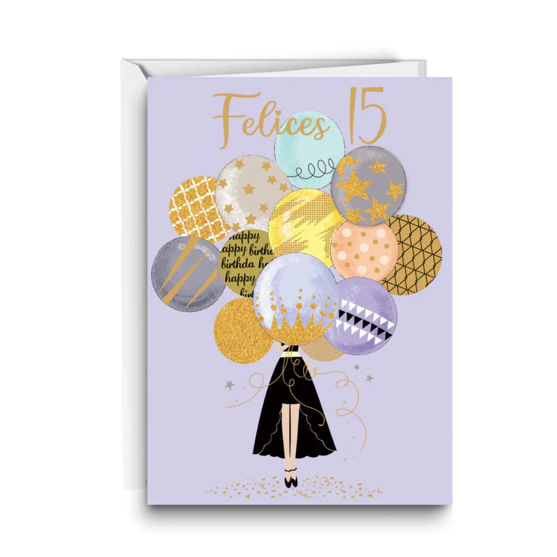 Cargue la imagen en el visor de la galería, Tarjeta de regalo Felices 15
