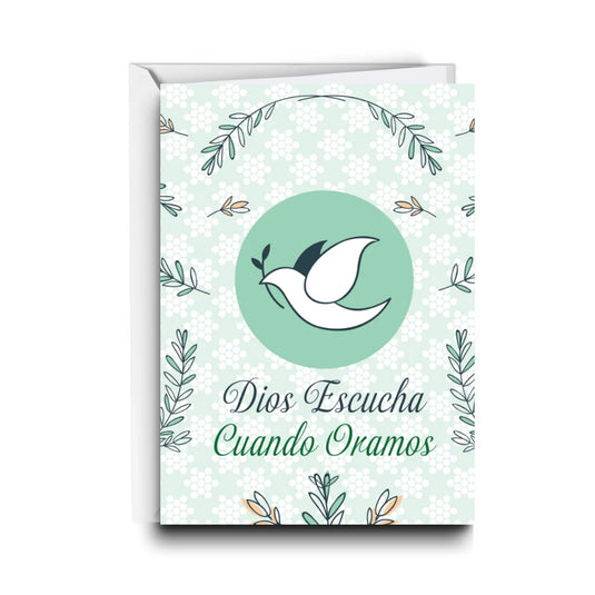 Tarjeta de regalo Dios Escucha Cuando Oramos
