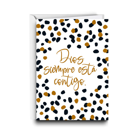 Tarjeta de regalo Dios Siempre Está Contigo