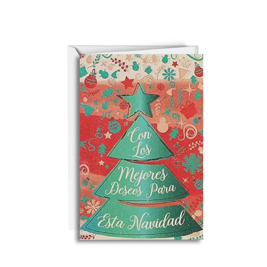 Tarjeta de regalo Los Mejores Deseos Para esta Navidad