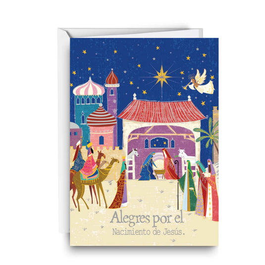 Tarjeta de regalo Alegres Por El Nacimiento De Jesús.