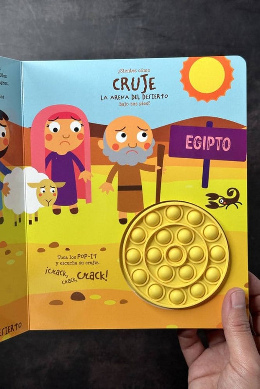 Aventuras bíblicas en la tierra. Libro POP-IT (Colección Lee y Juega)