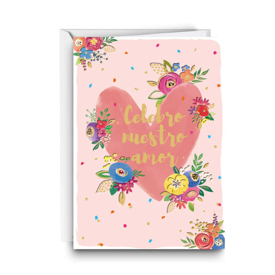 Tarjeta de regalo 15 Celebro Nuestro Amor