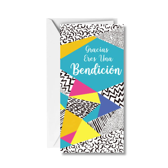 Tarjeta de regalo con sobre interior Gracias, Eres Una Bendición