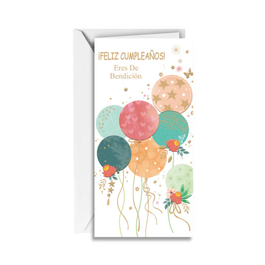 Tarjeta de regalo con sobre interior ¡Feliz Cumpleaños! Eres De Bendición