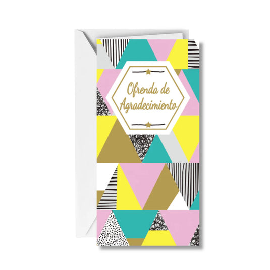 Tarjeta de regalo con sobre interior Ofrenda De Agradecimiento